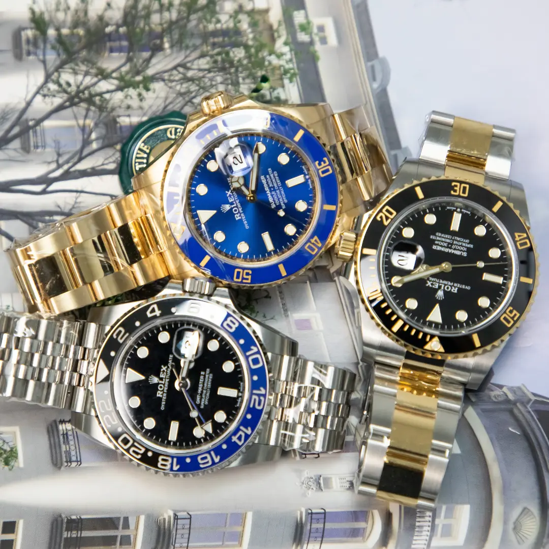 Image showing 3 rolex watches together